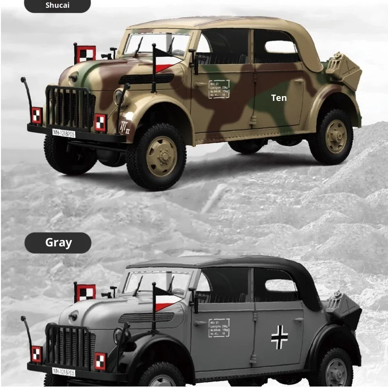 مقياس 1:18 للتحكم عن بعد لعبة مركبة القيادة العسكرية تأثير الدخان تسلق سيارة نموذج عسكري واقعي لعبة محاكاة سيارات RC