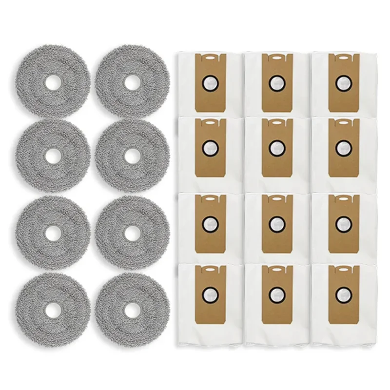 AT28-For Xiaomi Lydsto W2 /Kyvol Cybovac S60/AICLE INS-200 Mop Cloths Dust Bag Vacuum Cleaner Parts Accessories