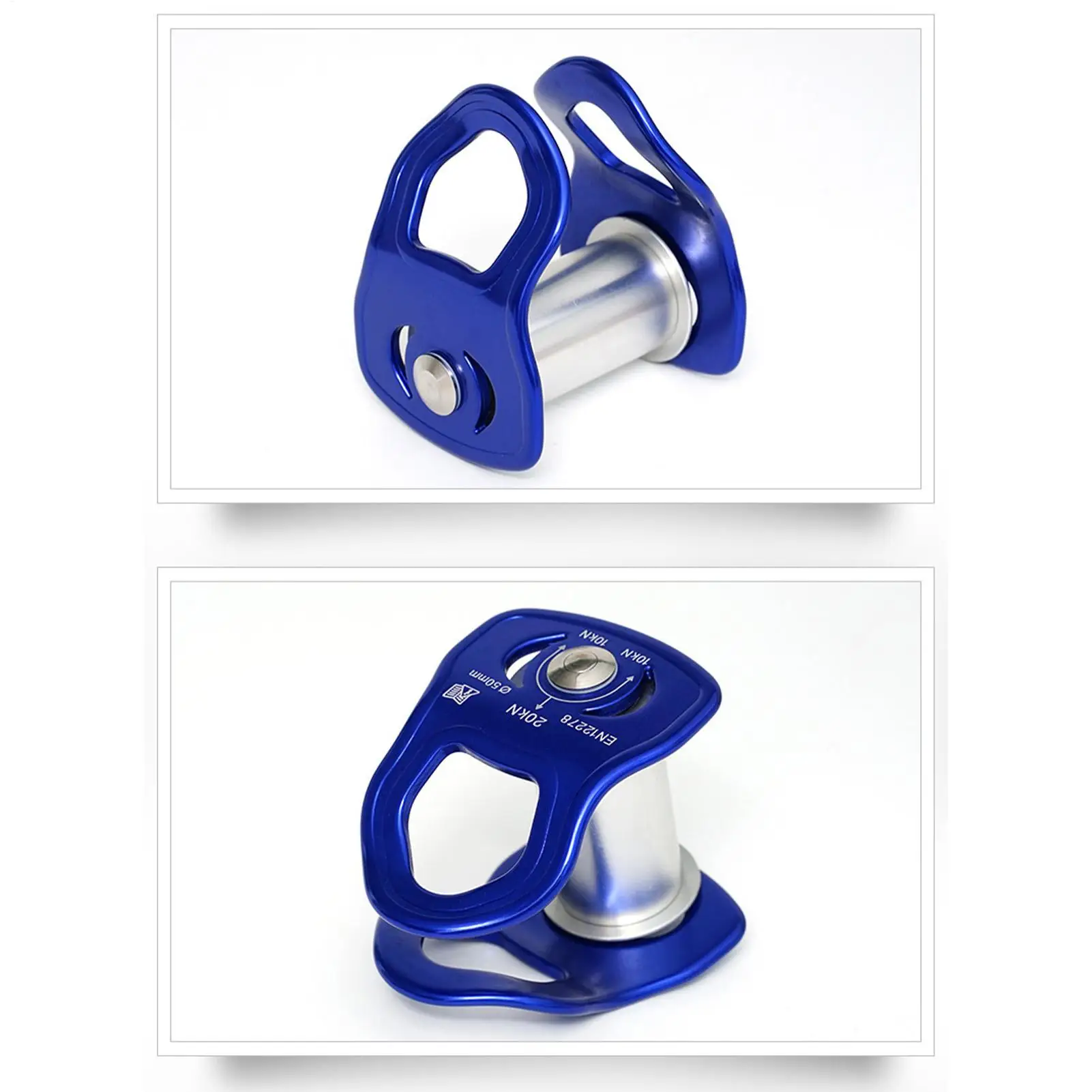 

Pulley System Heavy Duty Climbing Aluminum Alloy Slide Single Pulley Block For Clothesline Flag Hunting Slack Home Garage