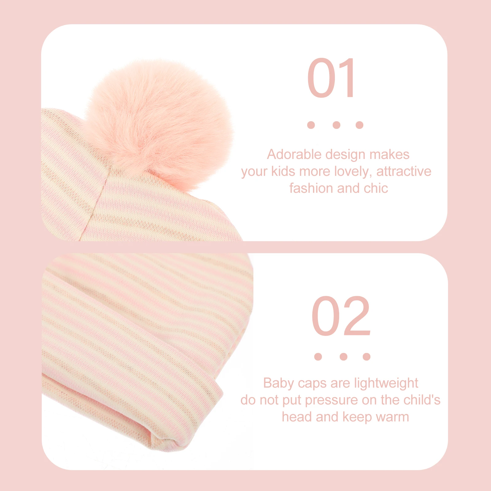 

Cotton Hat Newborn Warm Infant Headwear Sleep Cap Stretchable Soft Kids Turban Winter Autumn Spring Wear Adorable