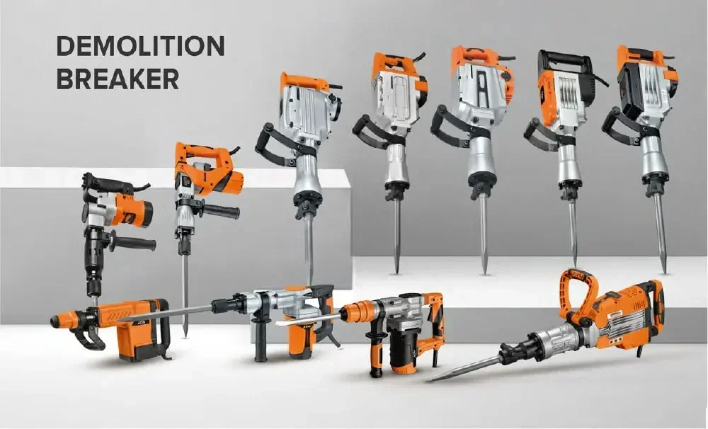 65/95 Large Electric Hammer Industrial Grade High Power Breaker For Concrete Large Professional Engineering