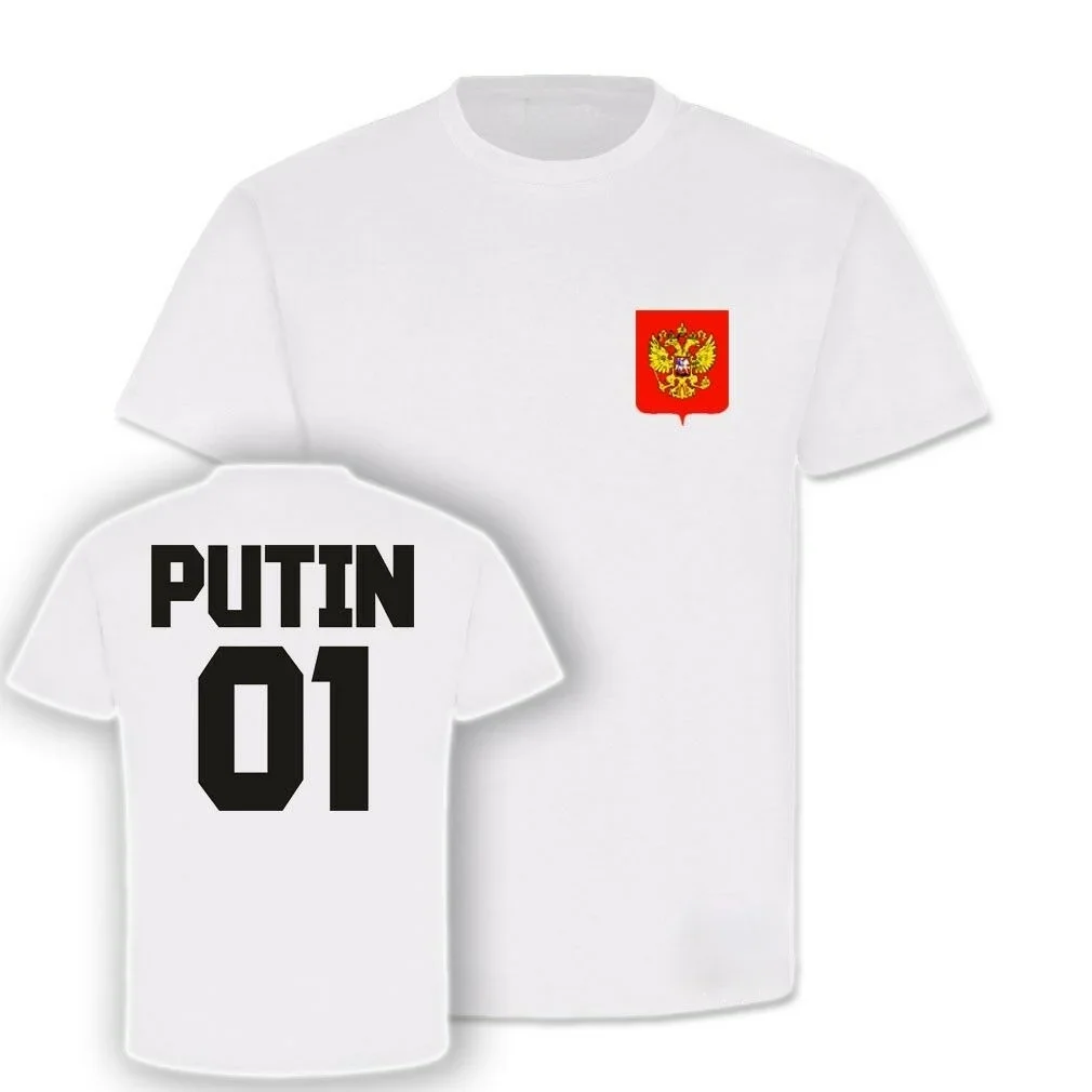 Jersey Russia Russia Fan Vladimir Soccer Football Men T-Shirt Short Sleeve Casual 100% Cotton O-Neck Harajuku  T Shirt