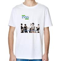 Inxs Michael Hutchence Rock Band Retro Graphic T Shirts Cotton Short Sleeve Shirt Tees Tops Summer New Shirts And T-Shirts