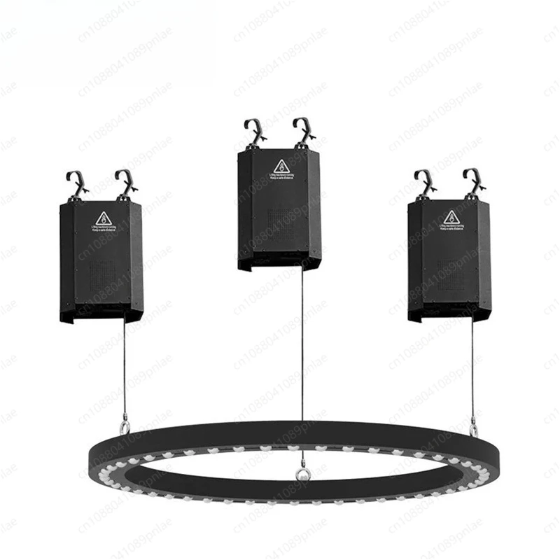 LED Circular RGBW Beam Wash Light 1m/1.2m Rotating & Lifting Stage Effect Light for Bar Background