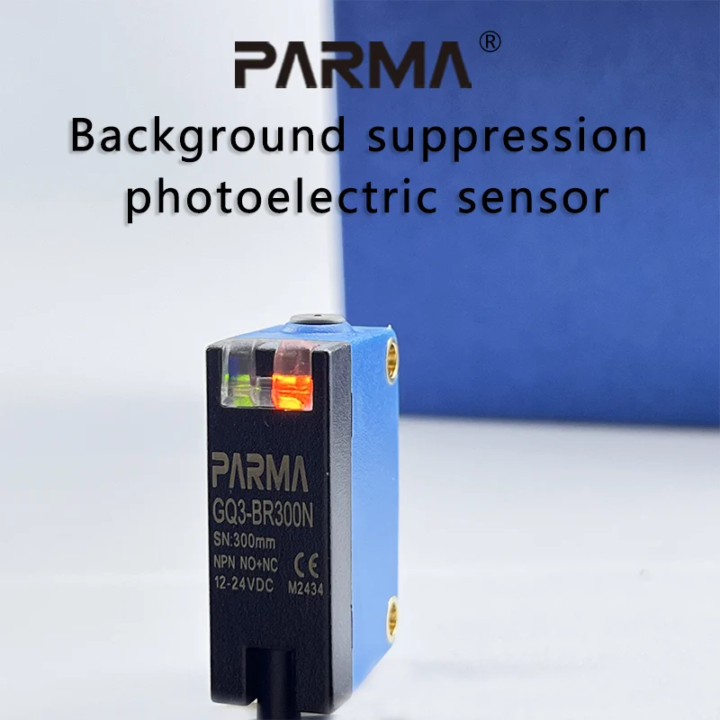 Photoelectric Switch, Photoelectric Sensor, Infrared Photoelectric, Invisible Light, 300mm,Built-in Background Suppression