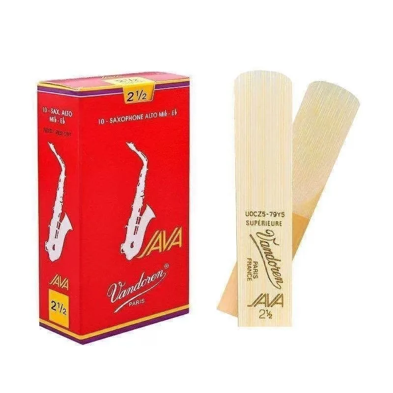 French Vandoren reed for alto saxophone in red box, middle register