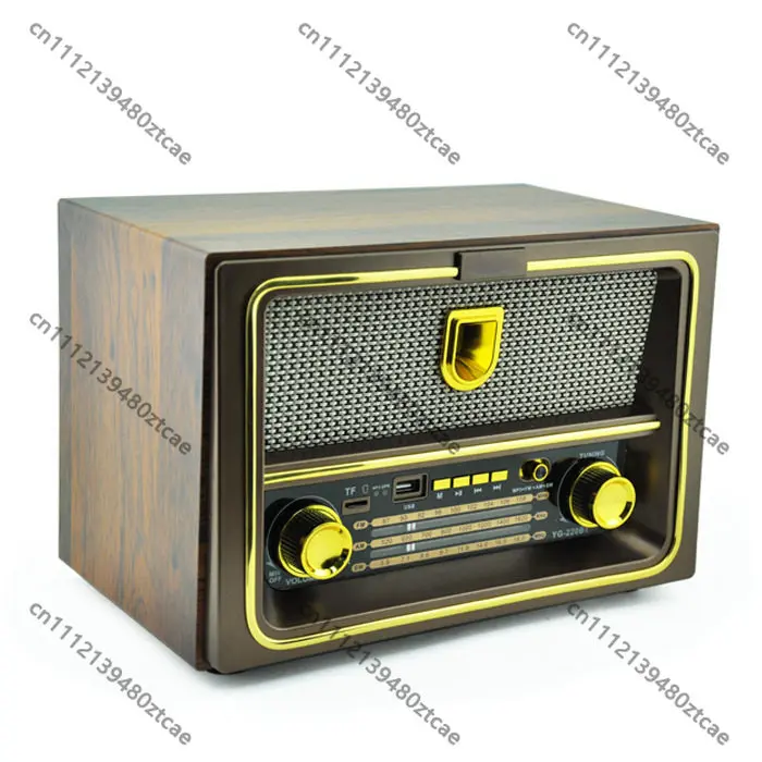 Retro Wireless Bluetooth Radio Speaker Card Player High Volume Sound Home Audio System