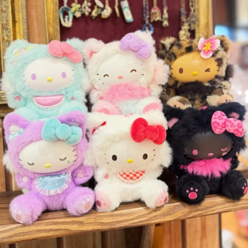 

Spot Genuine Japanese Sanrio Happy Cat Kitty Vinyl Plush Toy Pendant Resin Brown Leopard Pattern Cute Cute Kitty Birthday Gift