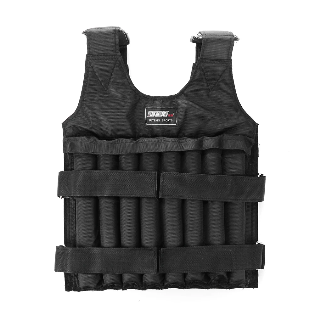 Durable Weighted Vest Adjustable Weight Training Exercise Waistcoat