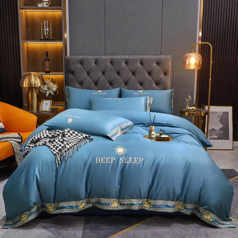 

Manufacturer Stock Cheap Modern Fancy Luxury Egypt Quilts Bedding Bedspreads Cotton Flat Bed Sheet Duvet Cover Bedding Set