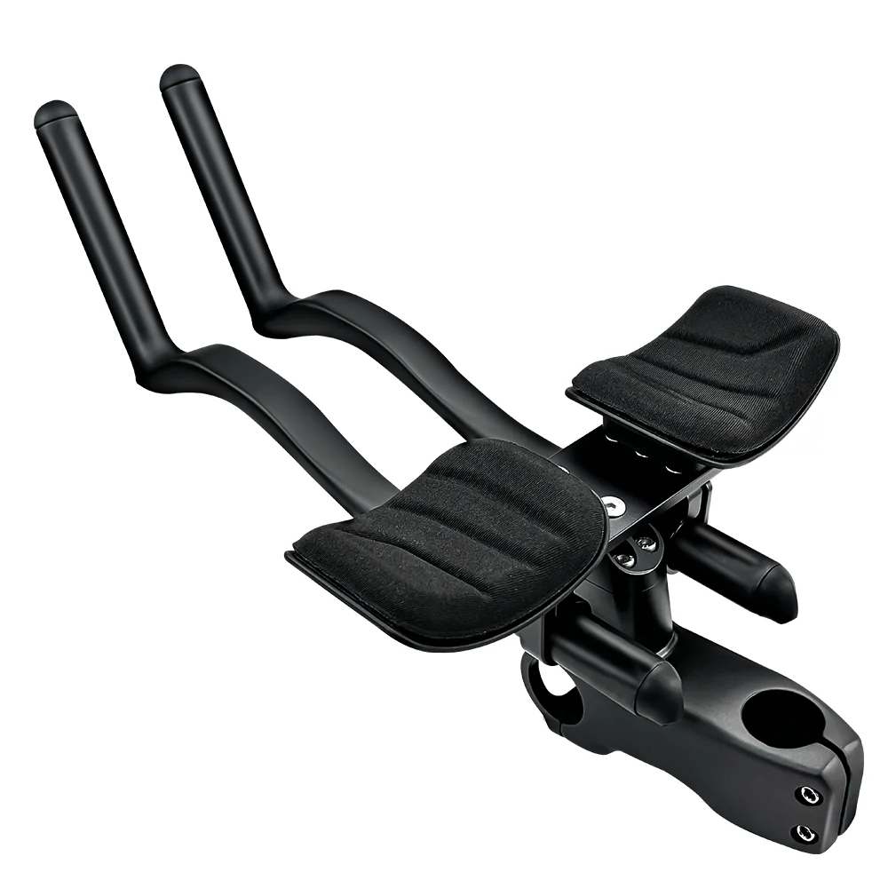 BALUGOE MTB Fahrrad-Vorbau, vertikaler Lenker, Triathlon-Modifikation, Rennrad-TT-Lenker, Spoon-Seitenlenker, 31,8-31,8 mm – Detail 8