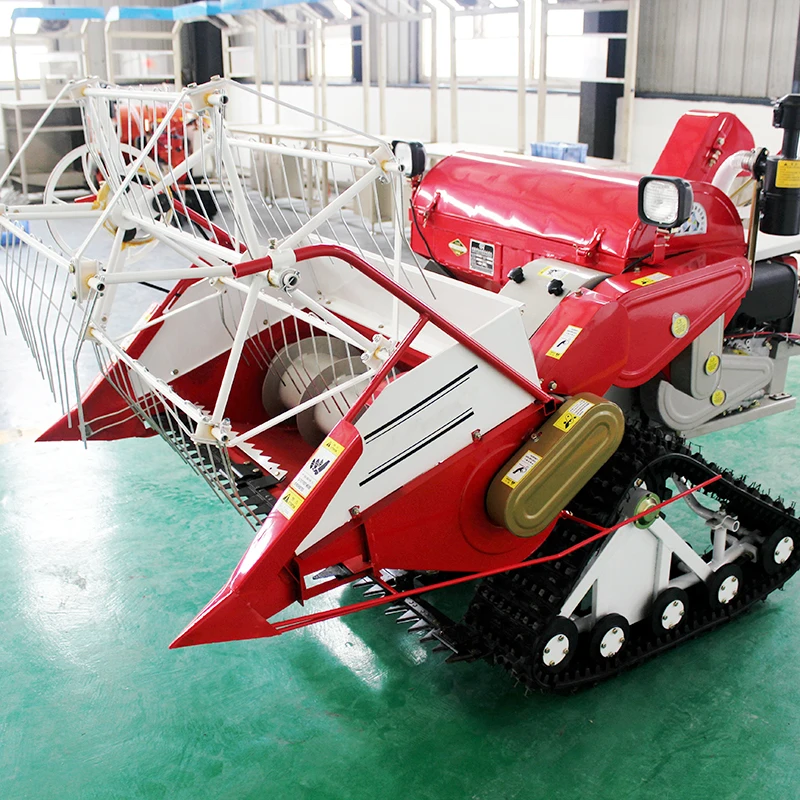 Wheel Type Mini Combine Harvester for Paddy and Wheat Paddy Harvester