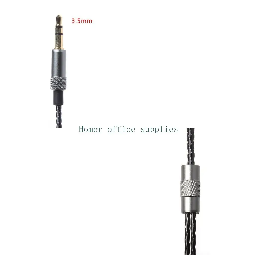 

K43B 3.5mm DIY Replacement Headphone Cable Maintenance Wire Without Microphone 3.5mm Straight Connector Cord