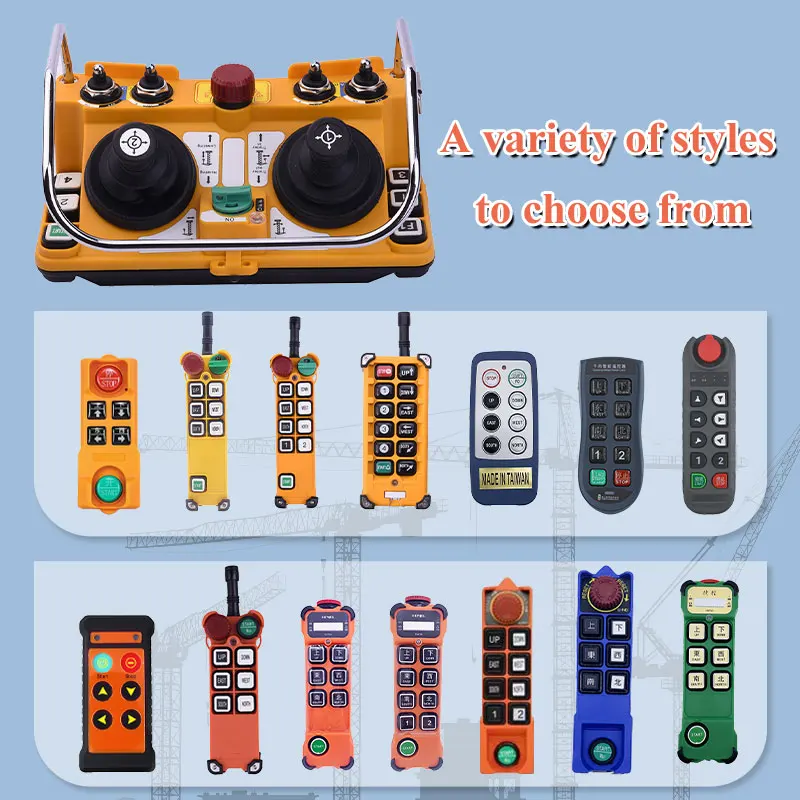 JYRDI F24-60 Professional Wireless Joystick Remote Control for Hoist Crane System