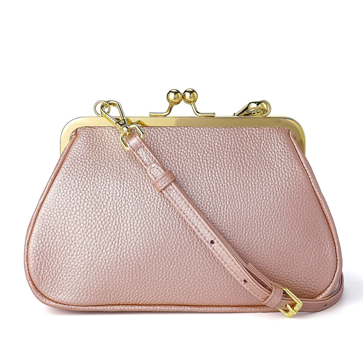 

Multifunctional Women Genuine Leather Clutch Clip Bag Fashionable Ladies Cow Leather Shoulder Bags