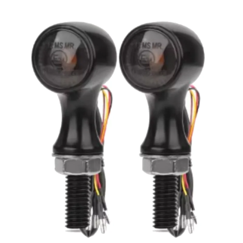 

Brake Lamp Taillight Lamp 2Pcs 12V Motorcycle 4Pin Turn Signal Light Indicator Dual Daul Color Yellow Red Light