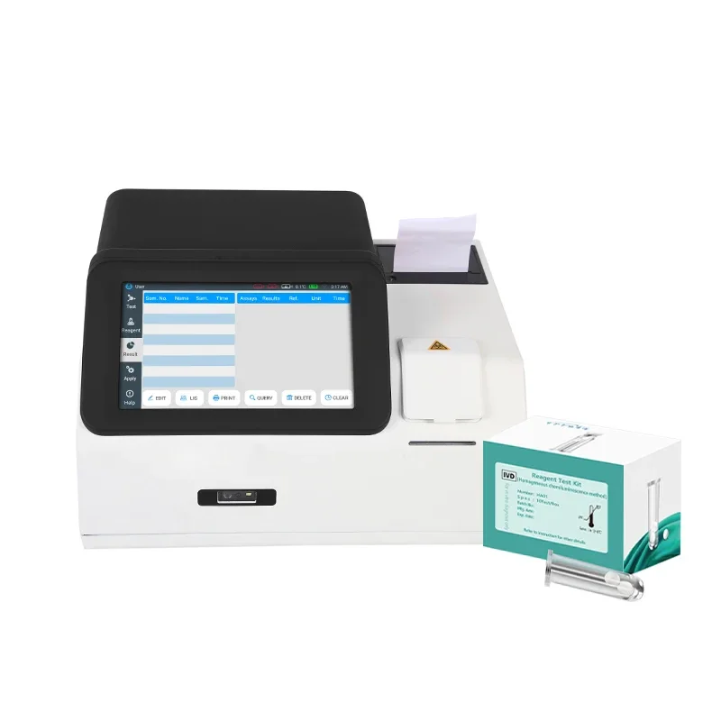 Small Size Cost-effective Laboratory Rapid Test Portable Micro Dry POCT CLIA Device, Dry Chemiluminescence Immunoassay Analyzer