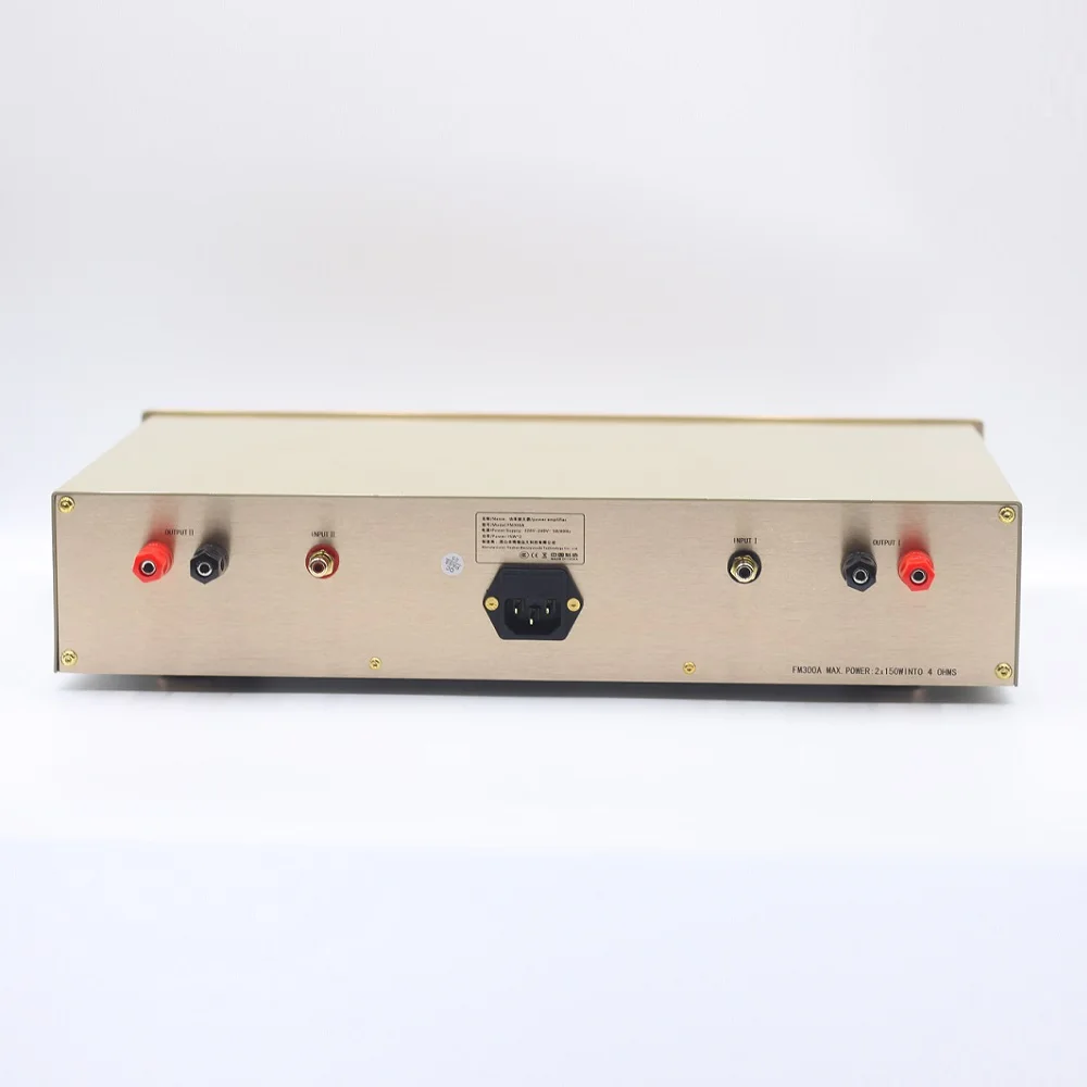 Clone FM ACOUSTICS Golden FM300A Hi-Fi Audio Power Amplifier 150W*2 4Ω 80W*2 8Ω Double Channel