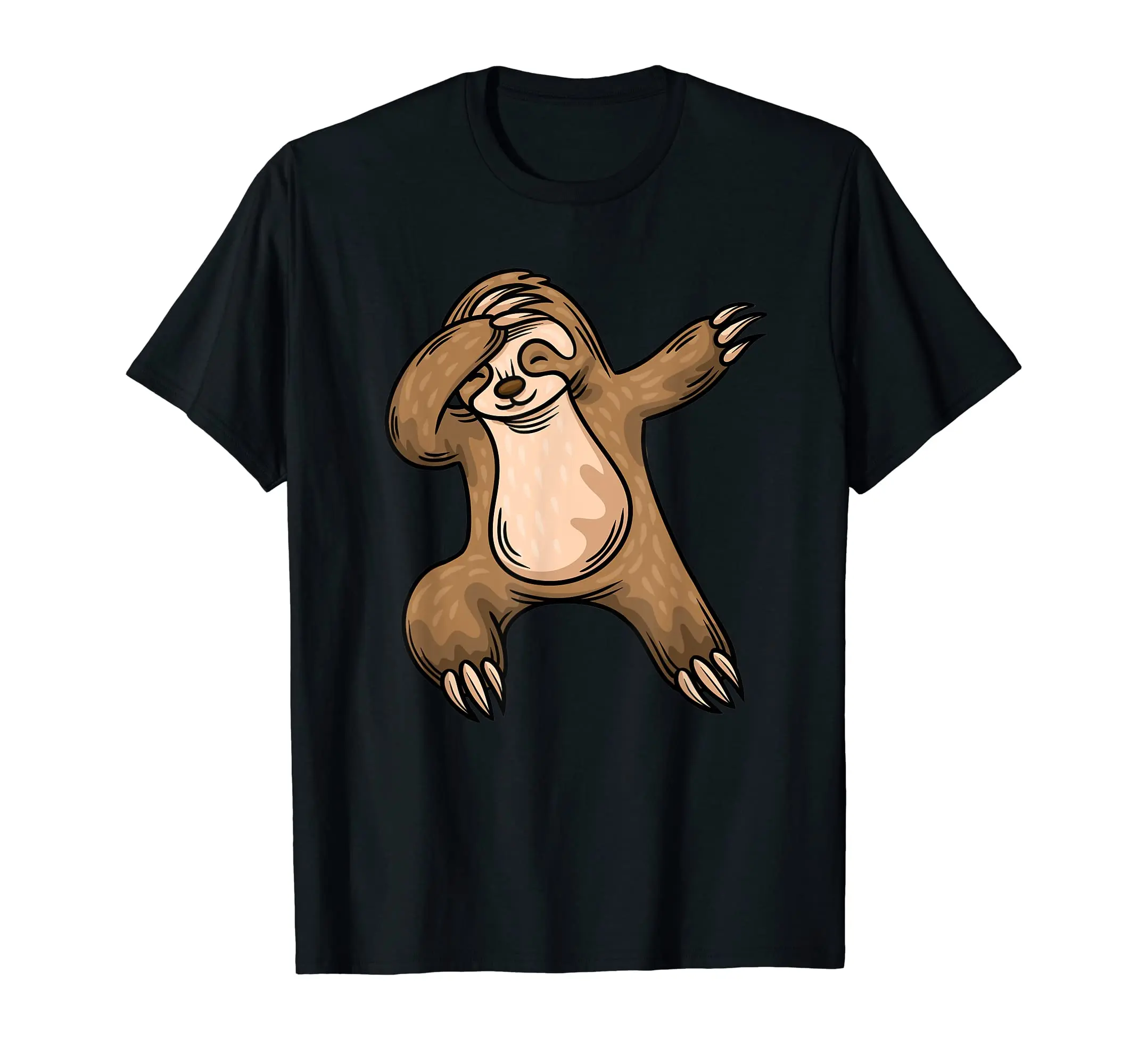 100% Cotton Sloth Holding Pepperoni Pizza Funny Foodie T-shirts Animal Lover Gift Men Women Hip Hop T Shirts Size XS-5XL