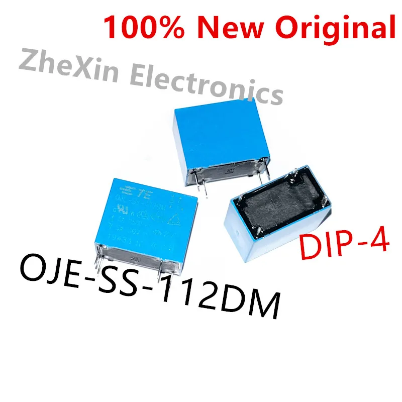 5-10PCS/Lot   OJE-SS-112DM 、OJE-SS-105DM 、OJE-SS-124DM   DIP-4  New Original Power Relay 5A SPST-NO