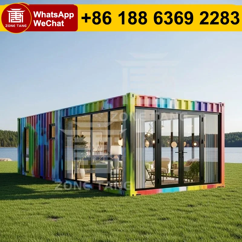 

Low-Cost Prefabricated Holiday House Factory Custom Hot Selling Single Wide Modular Homes Customize Design Flat Pack Home Houses