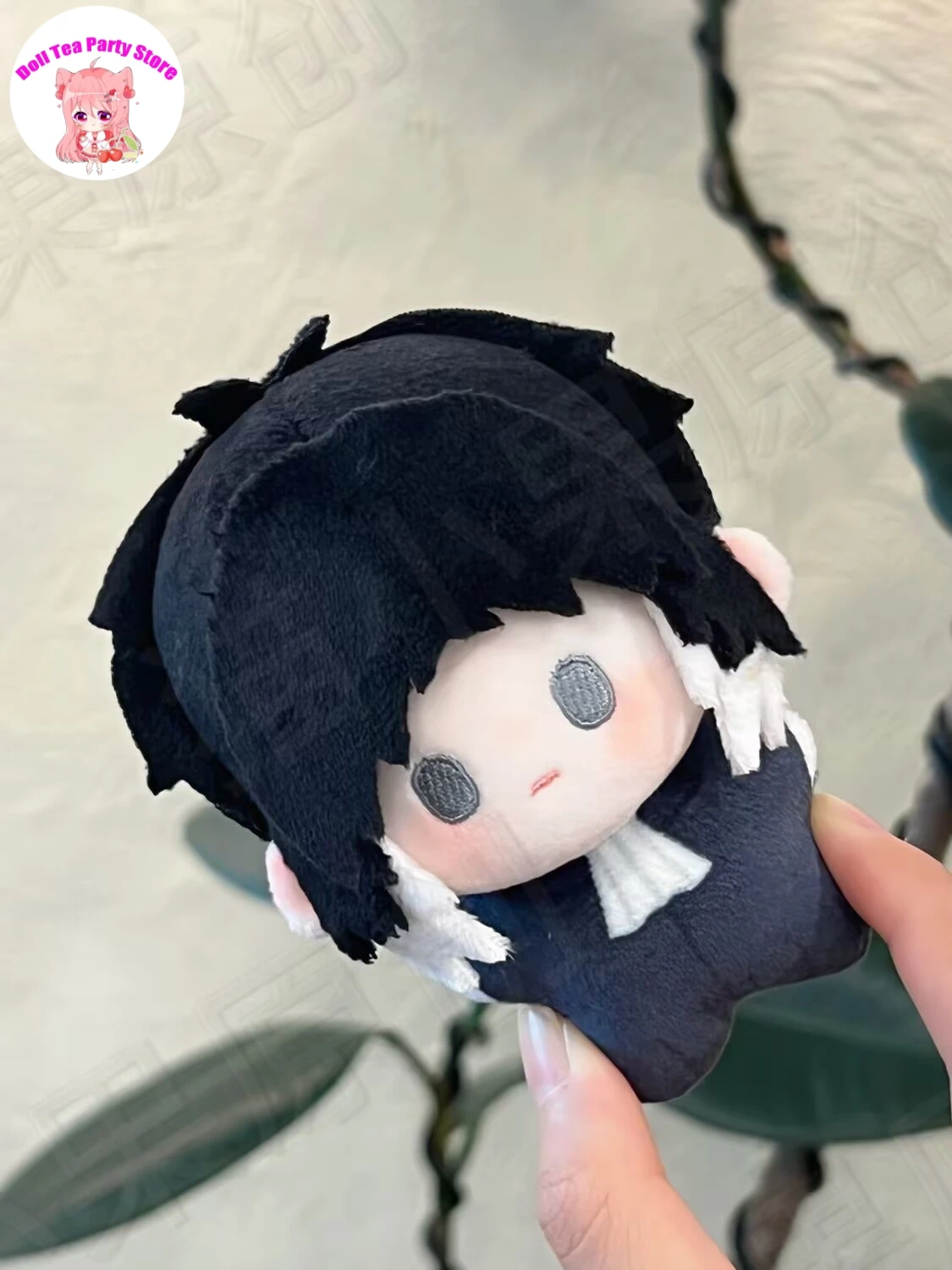 Ryunosuke akutagawa mini boneca de algodão adorável impressão estrela do mar corpo 10cm pingente bonecas de pelúcia anime chaveiro brinquedos presente de natal