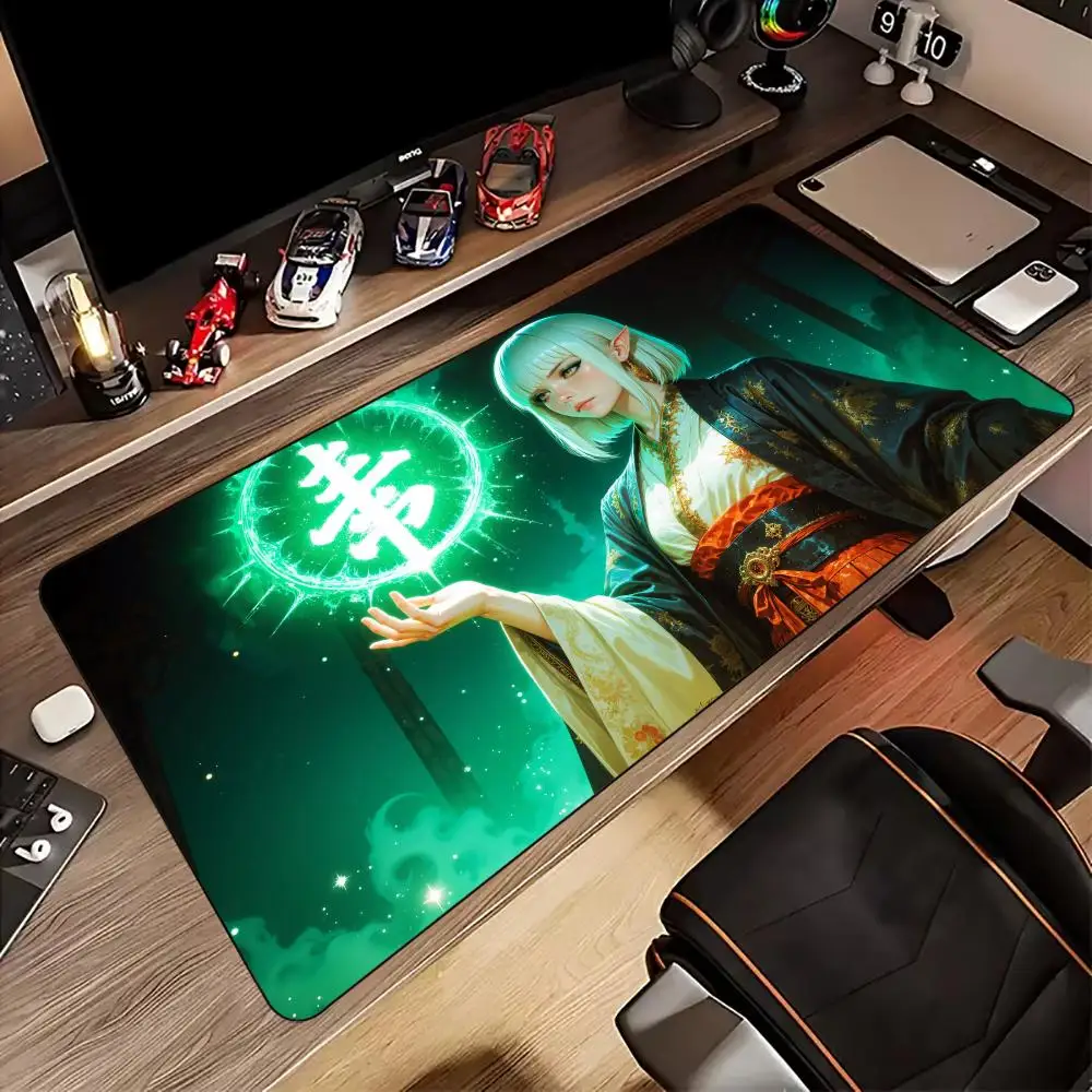 Коврик для мыши Arcane Magic Array Witch, резиновый противоскользящий настольный коврик, аксессуары для геймеров, игровой коврик, расширенный коврик, украшение для рабочего стола