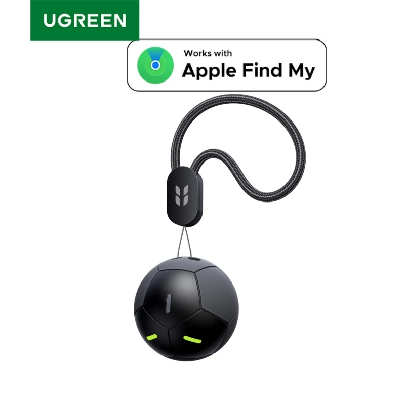 FineTrack Smart Finder GPS Tracker for iOS Apple Find My | 5-Year Battery Life | IP68 Waterproof | Soccer Ball Design