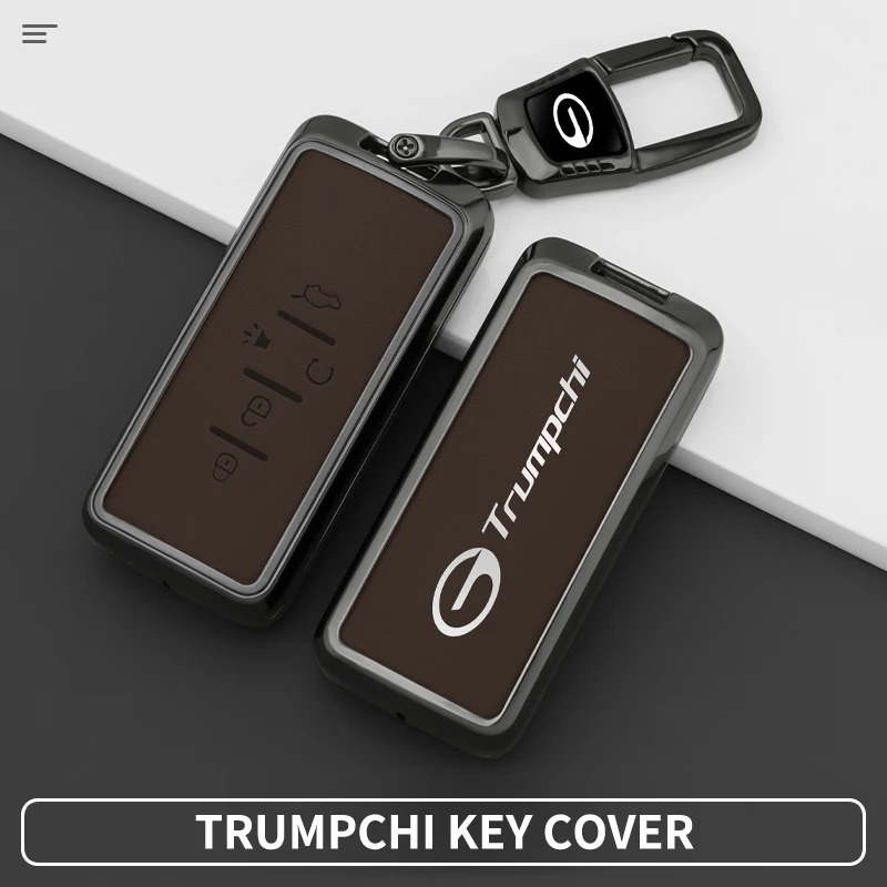 Car Key Case Cover Protective Shell Bag For GAC Trumpchi GS4 GM8 GA3 GA6 GS7 GA4 GS5 GS3 Legend GS8 Car Interior Accessories