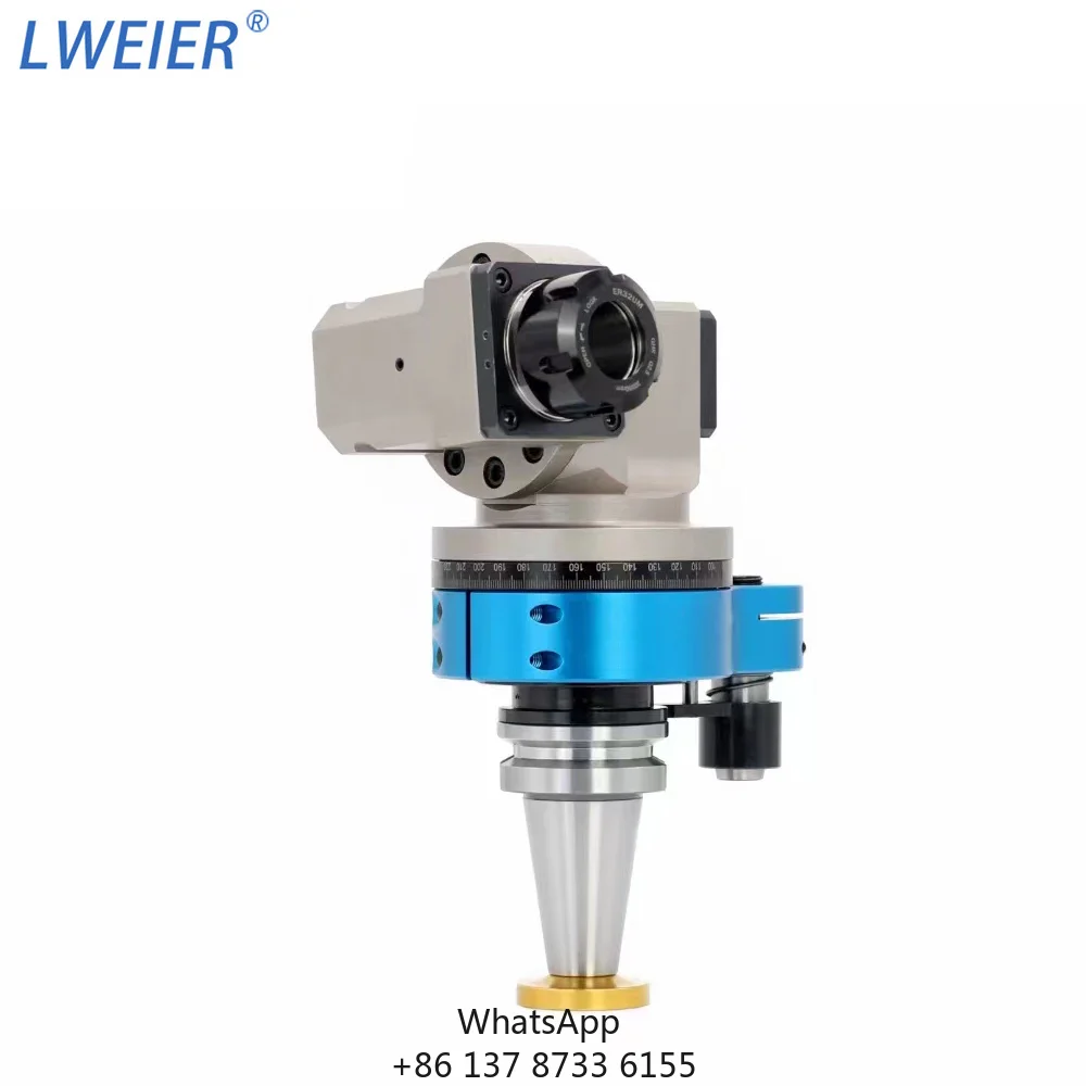 90 Degree Angle Head BT 30 BT40 BT50 ER16 ER20 ER25 ER32 Right Angle Milling Head