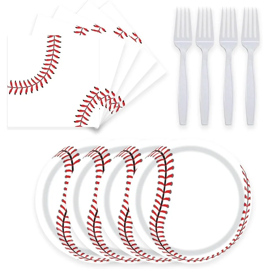 72 Pcs Baseball Pap…