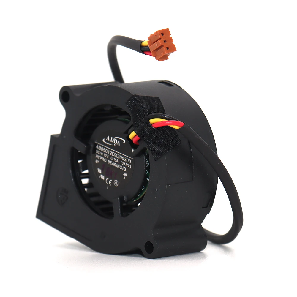 AB05012DX용 새로운 오리지널 5cm 원심 팬 200300   AB05012DX 200600   프로젝터 송풍기 냉각 팬 12V 0.15A 3선