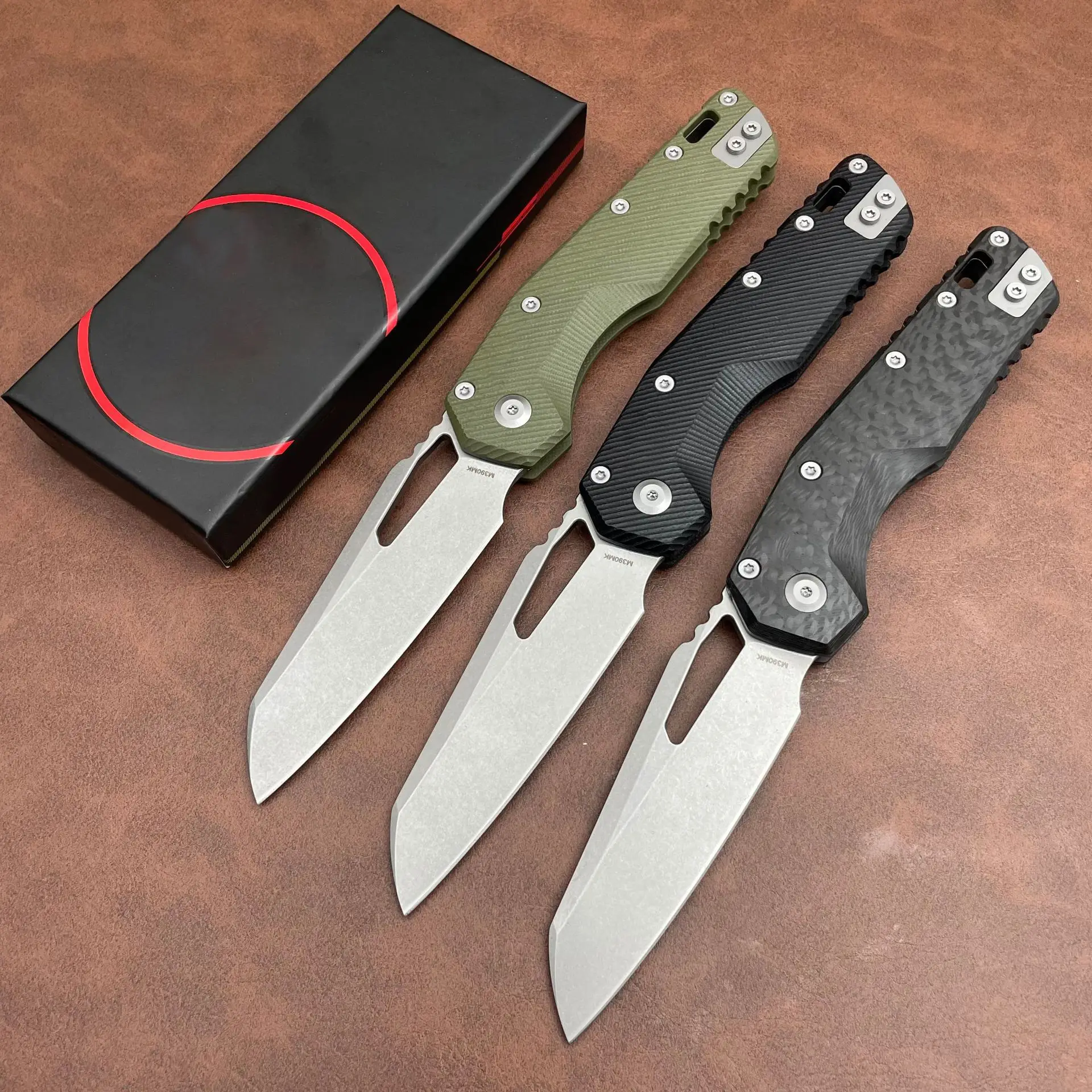 

3Models MSI RAM-LOK Manual Folding Knife 3.54" M390MK Plain Blade, G10 Handles