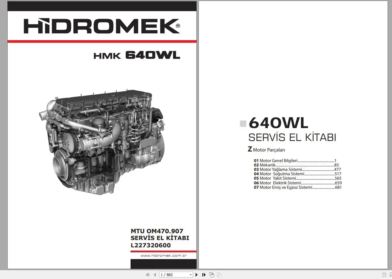 SpecDiag Hidromek Machinery 2021 PDF 6,52GB 2021 Service & Part Manual Opertor Manual and Schematics