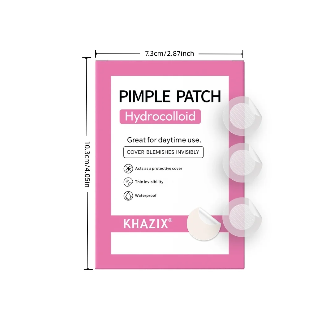 العناية بالبشرة اللطيفة. مصنوعة من مادة الغروانية المائية. مناسبة للبشرة الحساسة والمضادة لحب الشباب. رقع حب الشباب المعبأة بشكل فردي. #6