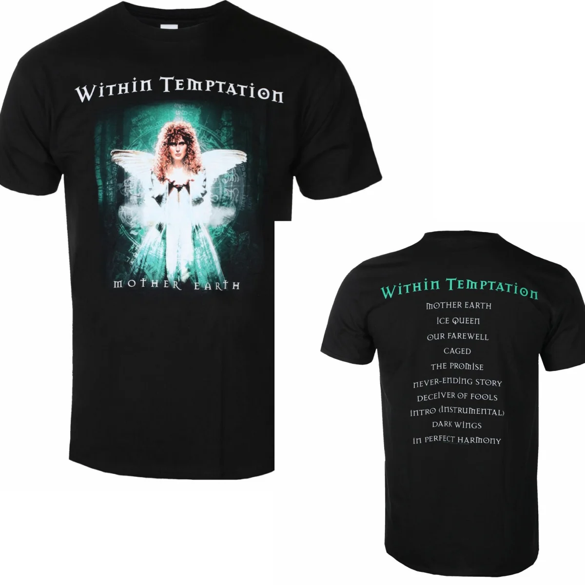 Hot Within Temptation Band Graphic Cotton T-shirt Unisex Short Sleeve Fashion Brand Tee Luxury Casual Vintage Tees
