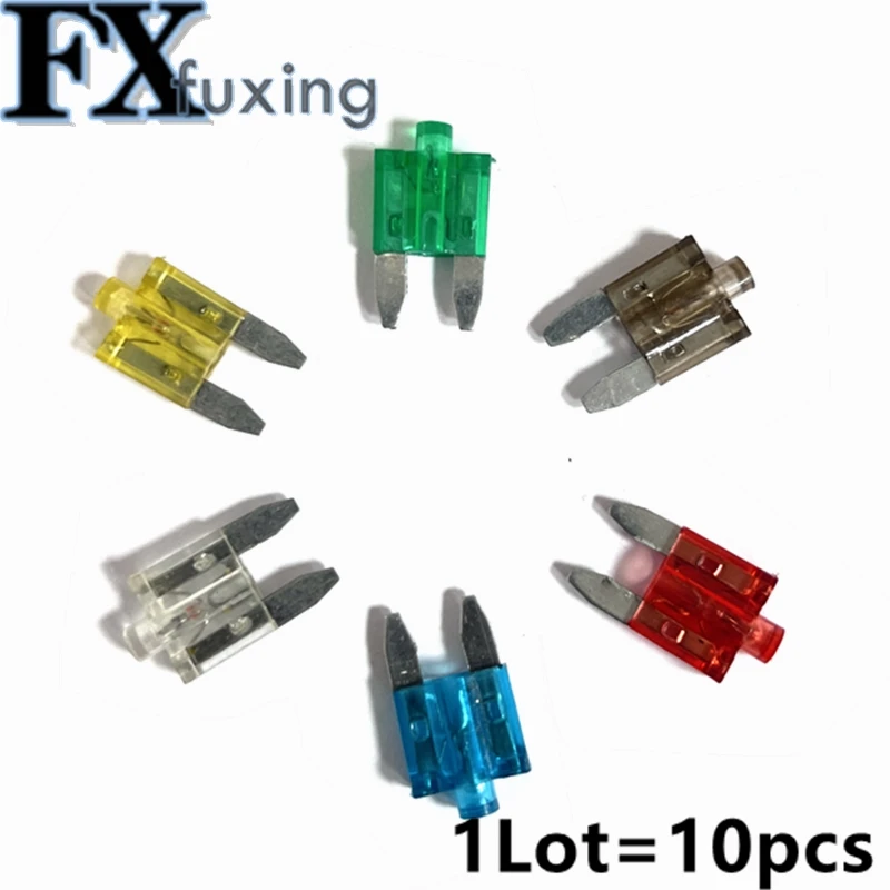 

Small Size Automotive Fuse With Indicator Light Pilot Lamp Medium Fuse With Fusing Indication 5A 10A 15A 20A 25A Mini Car Fuse