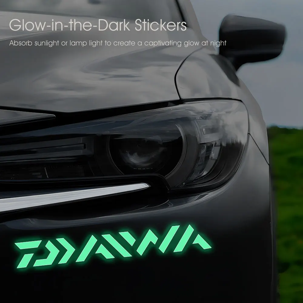 DAIWA JDM Car Stickers Sunscreen Auto Door Bumper Windshield Decoration Sticker Sport Style for Honda Toyota Mazda Decal