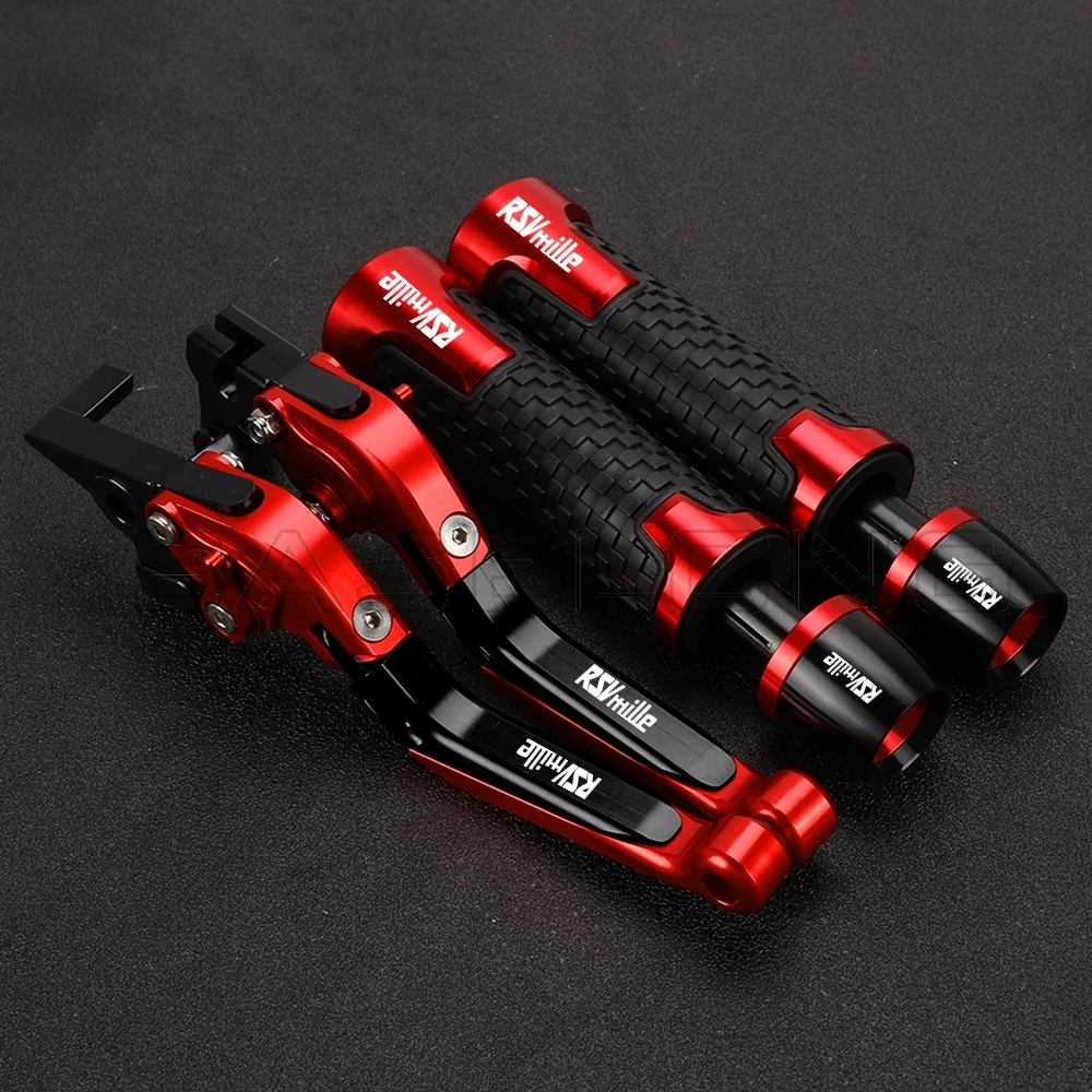 For Aprilia RSV 1000 Mille R RSV MILLE /R 1999 2000 2001 2002 2003 Adjustable Brake Clutch Lever Handlebar Handle Bar Grips