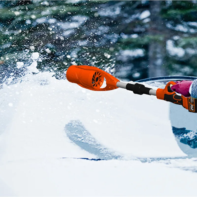 Electric Leaf Blowers with Battery & Fast Charger, 21V Battery Powered, Snow and Dust Blower