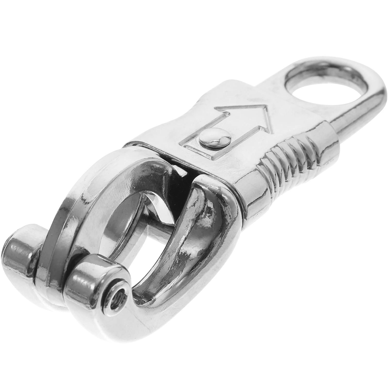 

102Mm Quick Release Panic Hook Snap - Heavy Duty Fixed Eye Horse Riding Buckle for Paracord Leash Cycling Outdoor Training