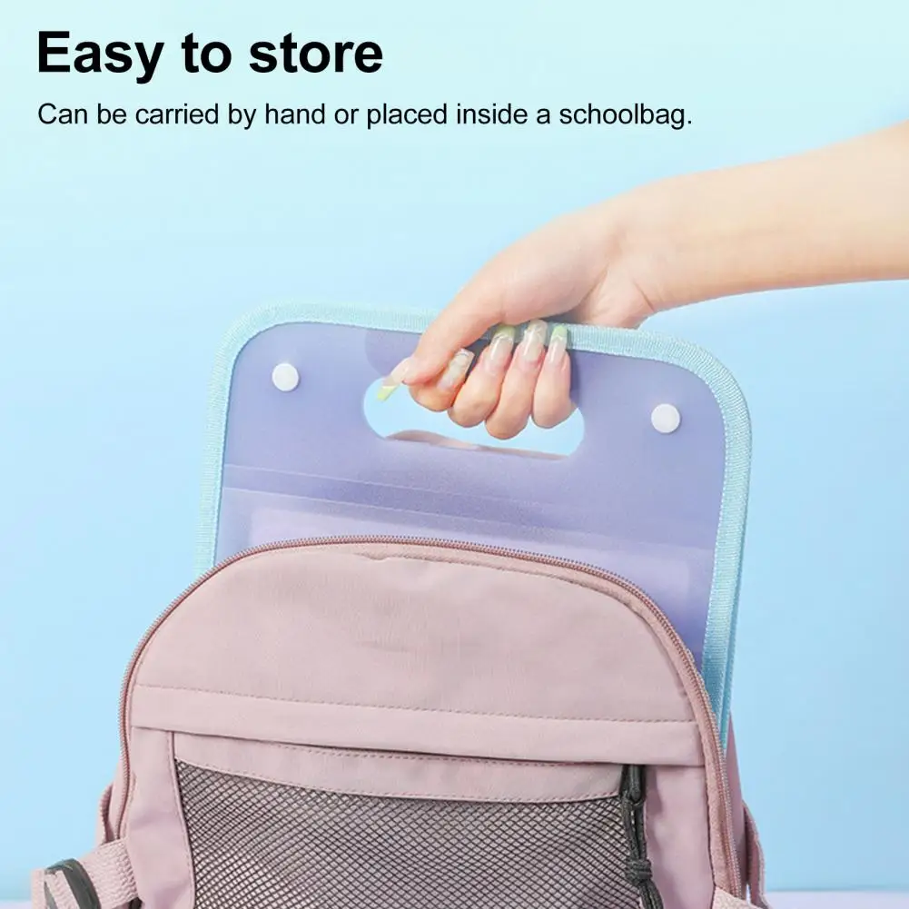 

Расширяющаяся папка для файлов формата А4, полупрозрачный футляр для файлов с 13 отделениями и ручкой, водонепроницаемый органайзер для документов, принадлежности для школьников