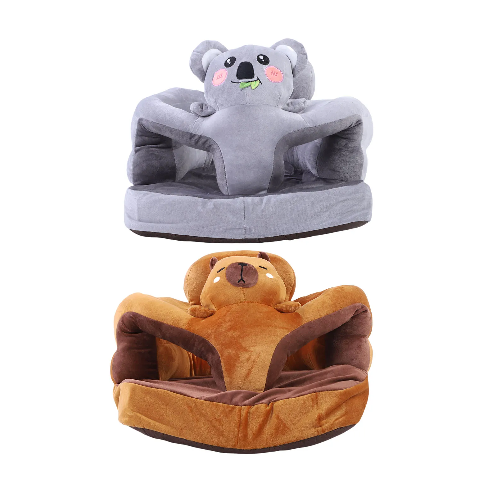 Baby Sofa for Sitting Up Baby Sofa for Sitting Up Cartoon Animal Soft Plush Baby Support Seat Sofa for Infant Back Support