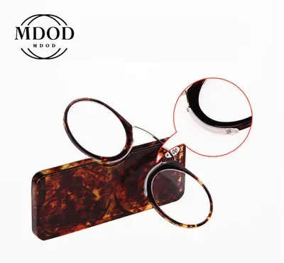 

Pinch Nose Reading Glasses Portable Reading Glasses Environmentally Friendly Silicone Non-slip Glasses 2021 Gafas de lectura