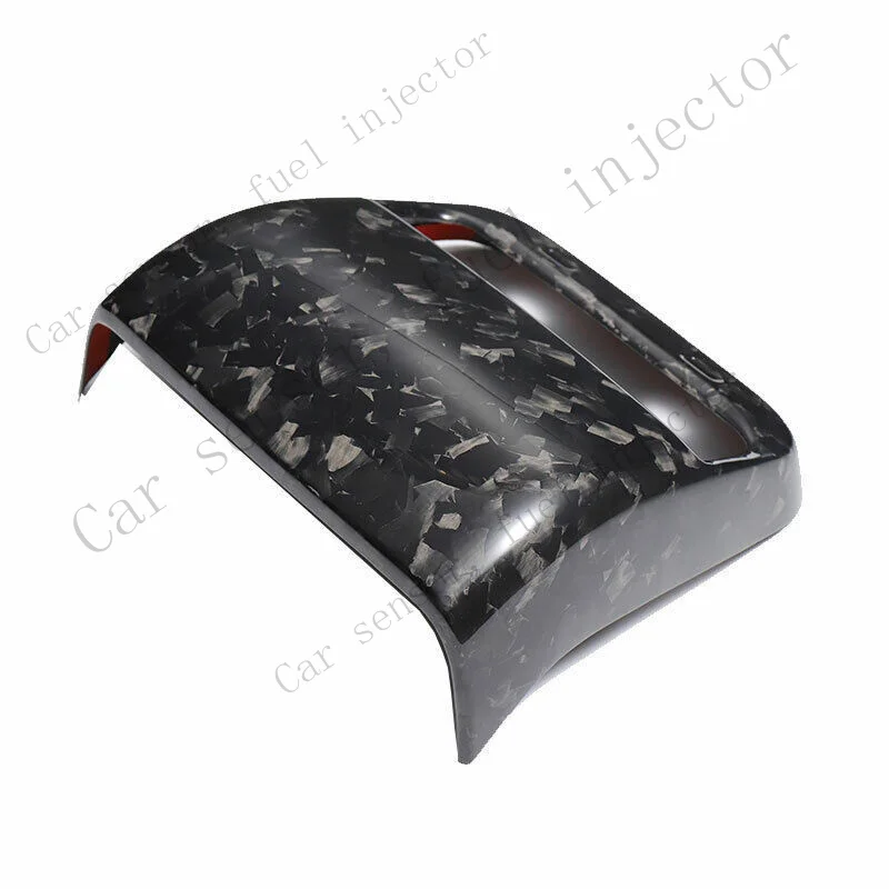 Q+ For Tesla Model 3 17-21 Forged Carbon Fiber Rear Air Outlet Vent Cover Trim Fit