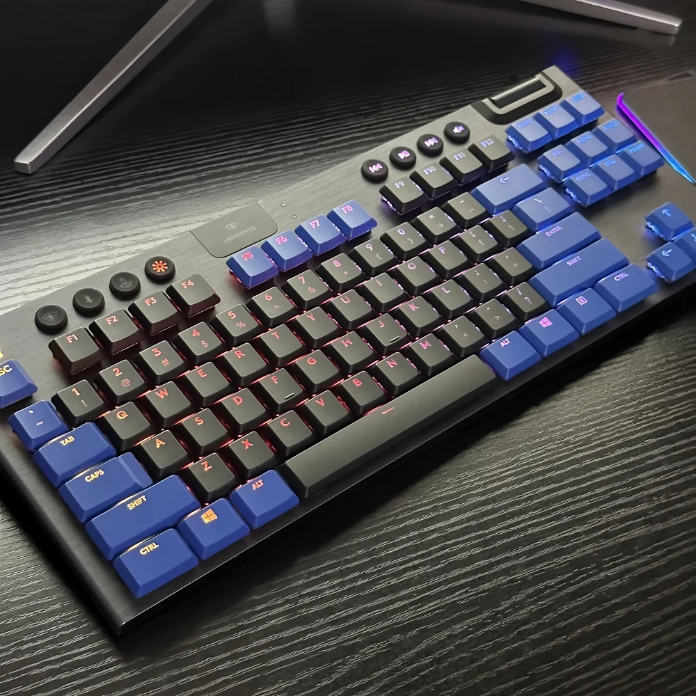 GEFENSI Logitech G813, G815, G915, G913 TKL Complete Light Transmission Key Caps For Logitech Mechanical Keyboards