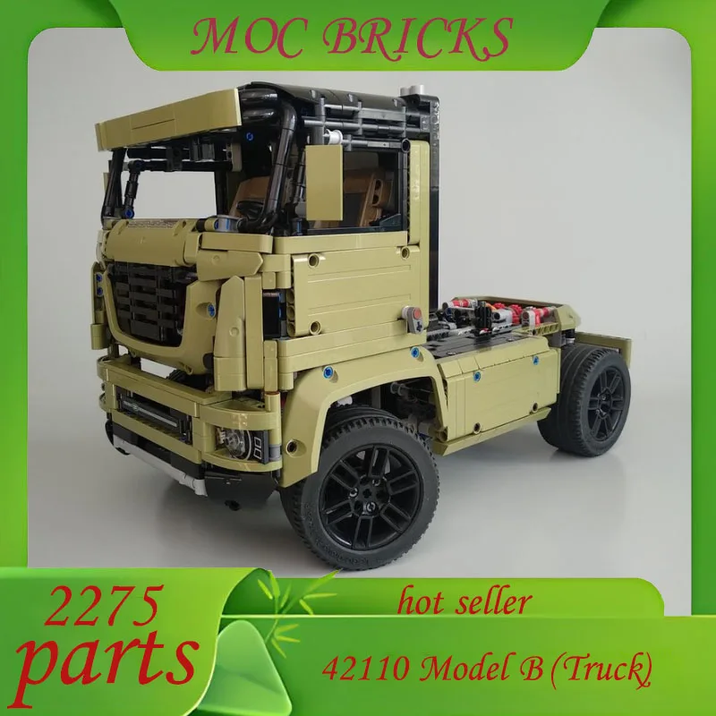 ชุดประกอบรถบรรทุก MOC 42110 รุ่น B แบบปรับแต่งได้ 2275 ชิ้น  รถบรรทุกกลไก  ของเล่นเสริมทักษะ  ตัวต่อ DIY ของขวัญวันเกิด