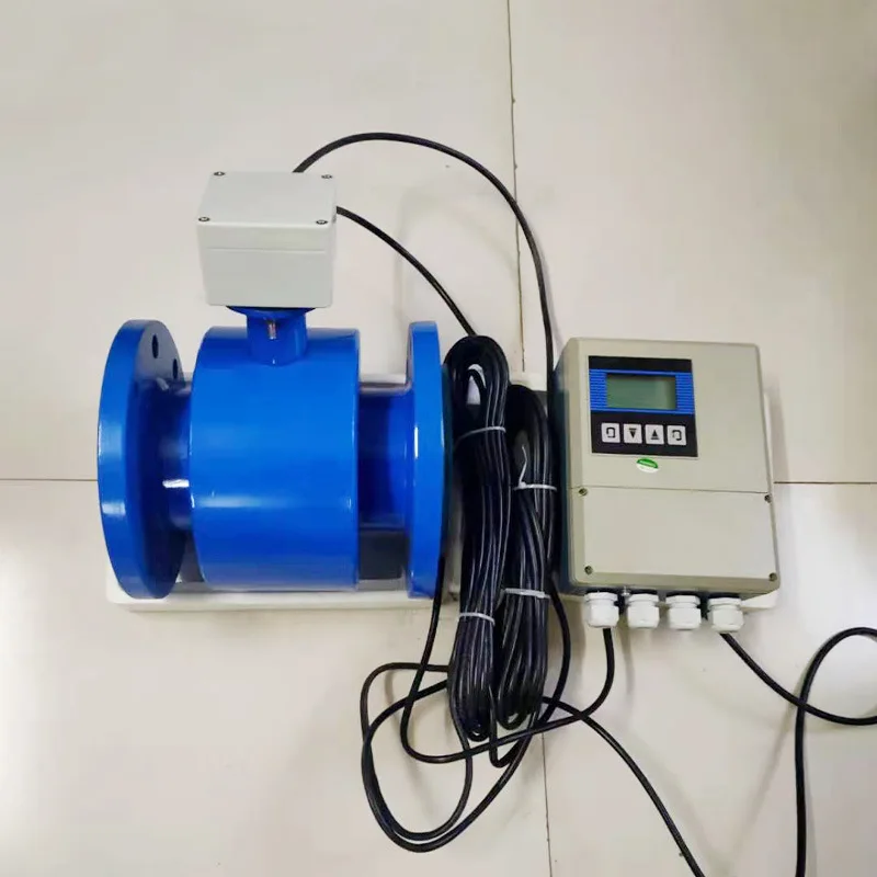Digital display integrated intelligent electromagnetic flowmeter, liquid flow meter, tap water meter