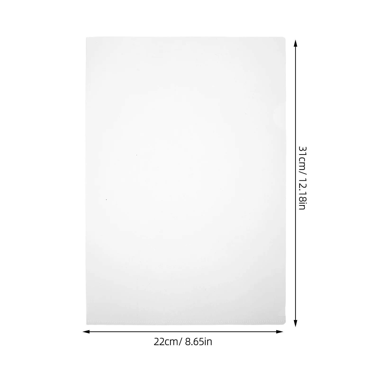 24 قطعة من مجلدات الملفات الشفافة مقاس A4 على شكل حرف L منظم من البلاستيك الشفاف لورق السفر والمكتب والمدرسة والأعمال #6