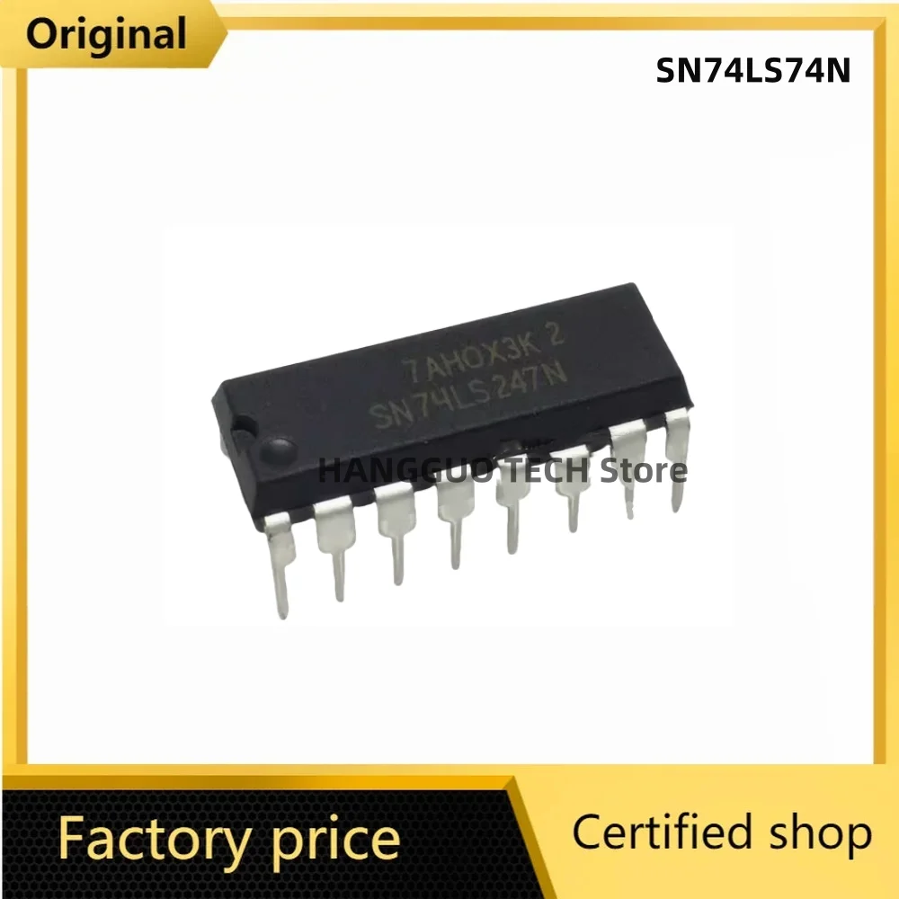 20Pcs/Lot Original SN74LS74N DIP14 SN74LS74 74LS74N 74LS74 DIP Integrated IC Chip